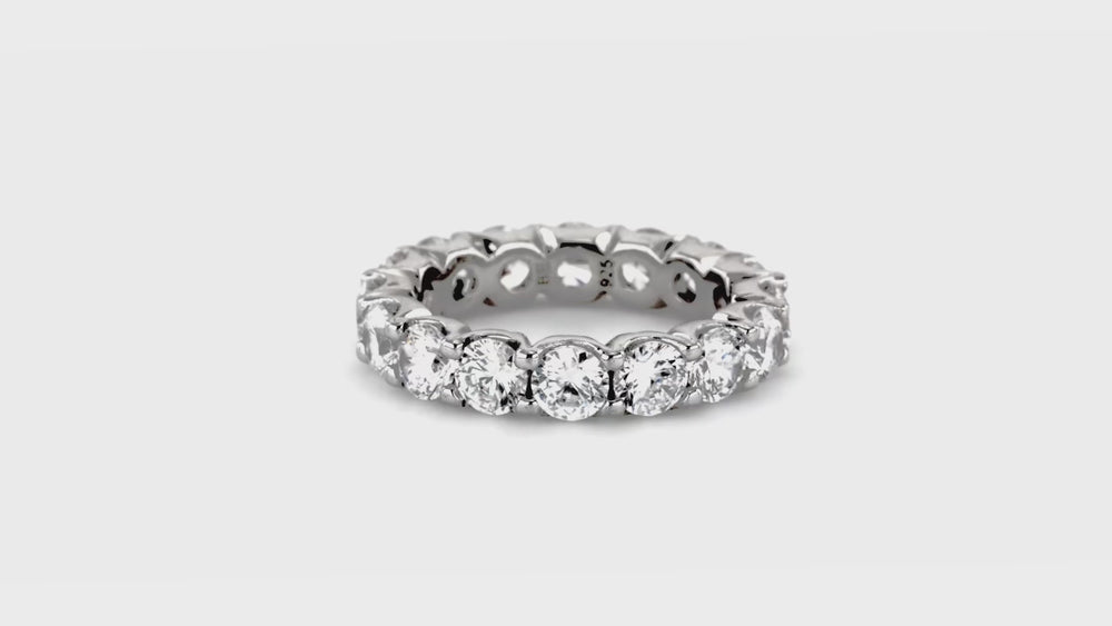 CZ Eternity Ring in Sterling Silver, 3 of 9