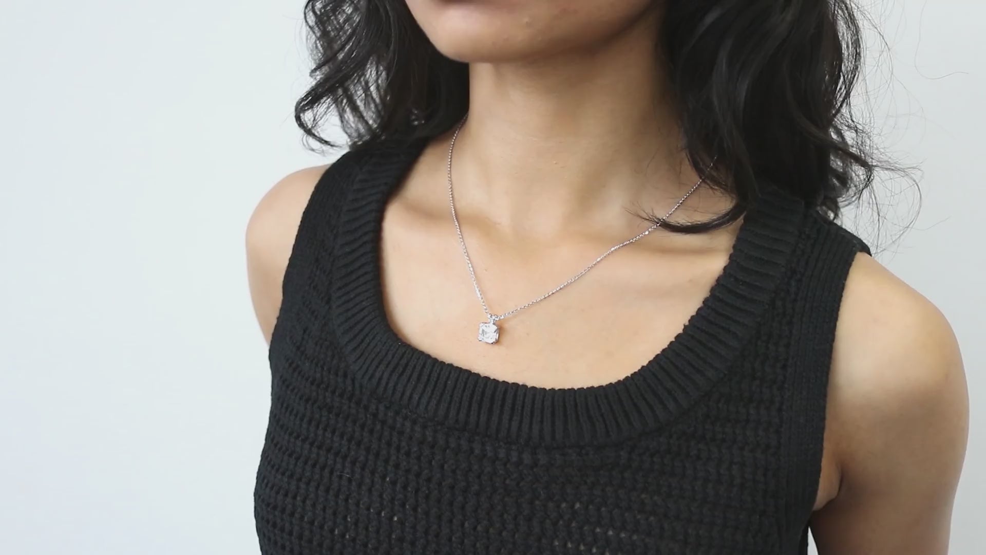 Solitaire Pendant Necklace