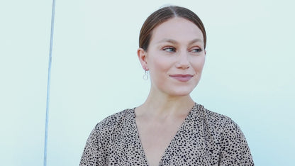 Open Circle Dangle Earrings