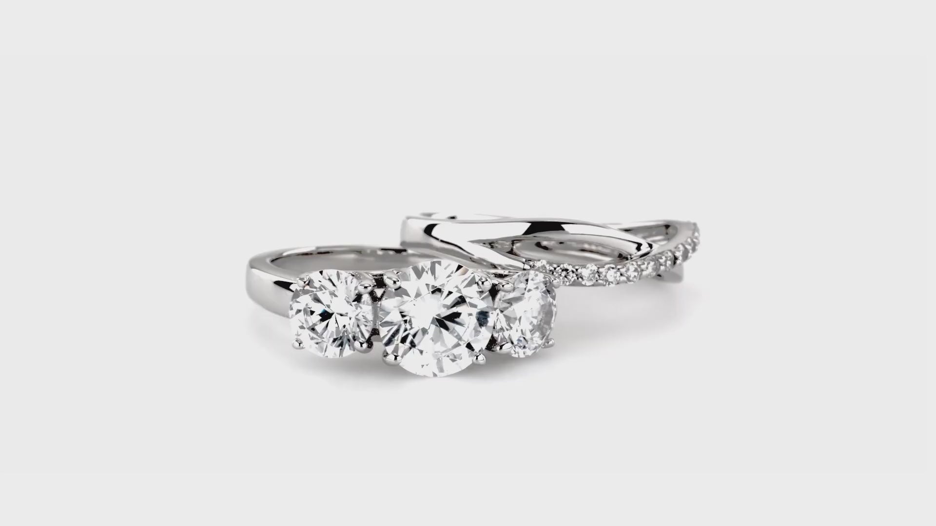 3-Stone Ring, Infinity Ring