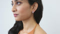 Anchor Stud Earrings in Sterling Silver