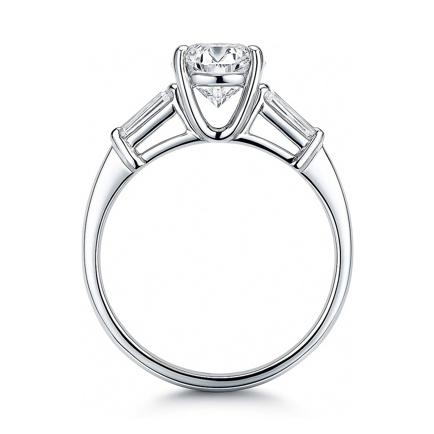 Solitaire 1ct CZ Ring in Sterling Silver