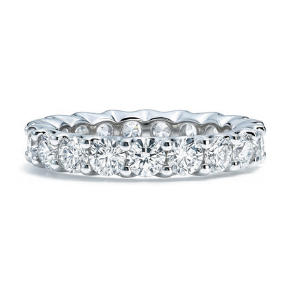 CZ Eternity Ring in Sterling Silver