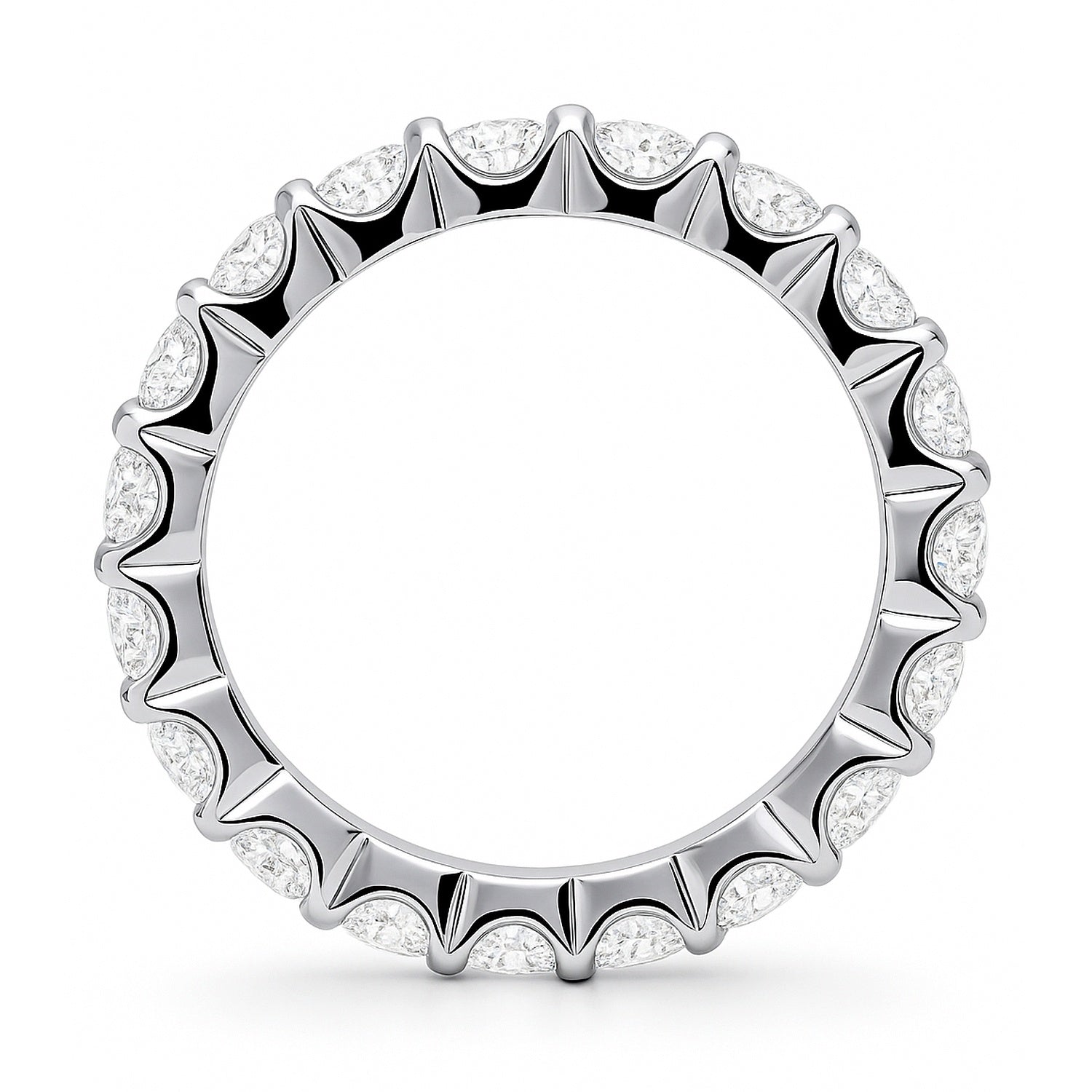 CZ Eternity Ring in Sterling Silver, 5 of 8