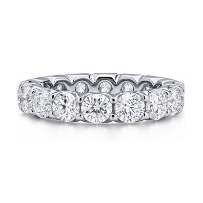 CZ Eternity Ring in Sterling Silver
