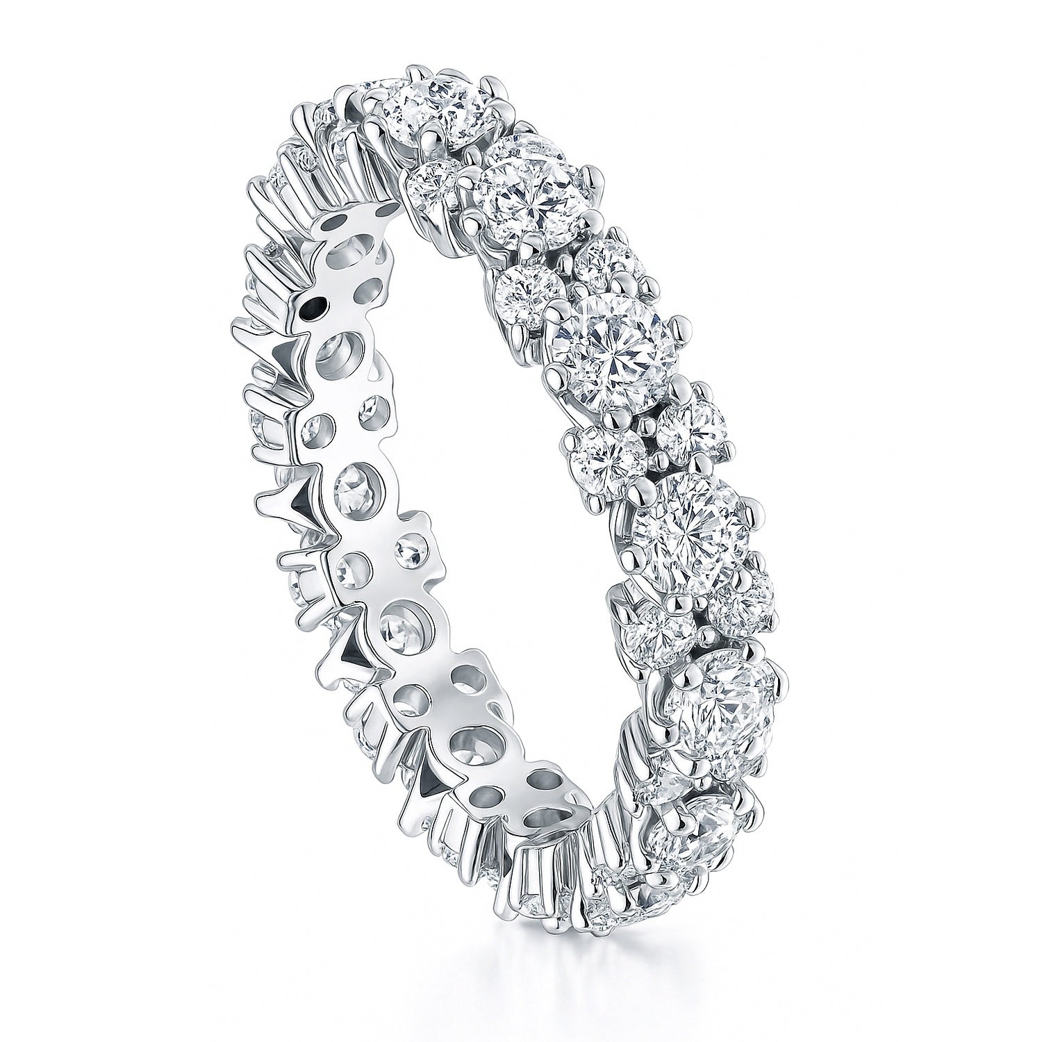 CZ Eternity Ring in Sterling Silver, 4 of 8