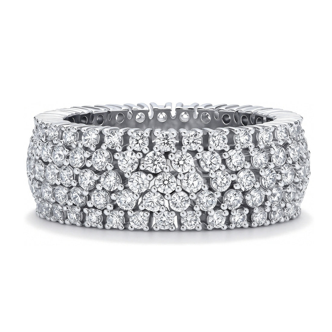 CZ Eternity Ring in Sterling Silver
