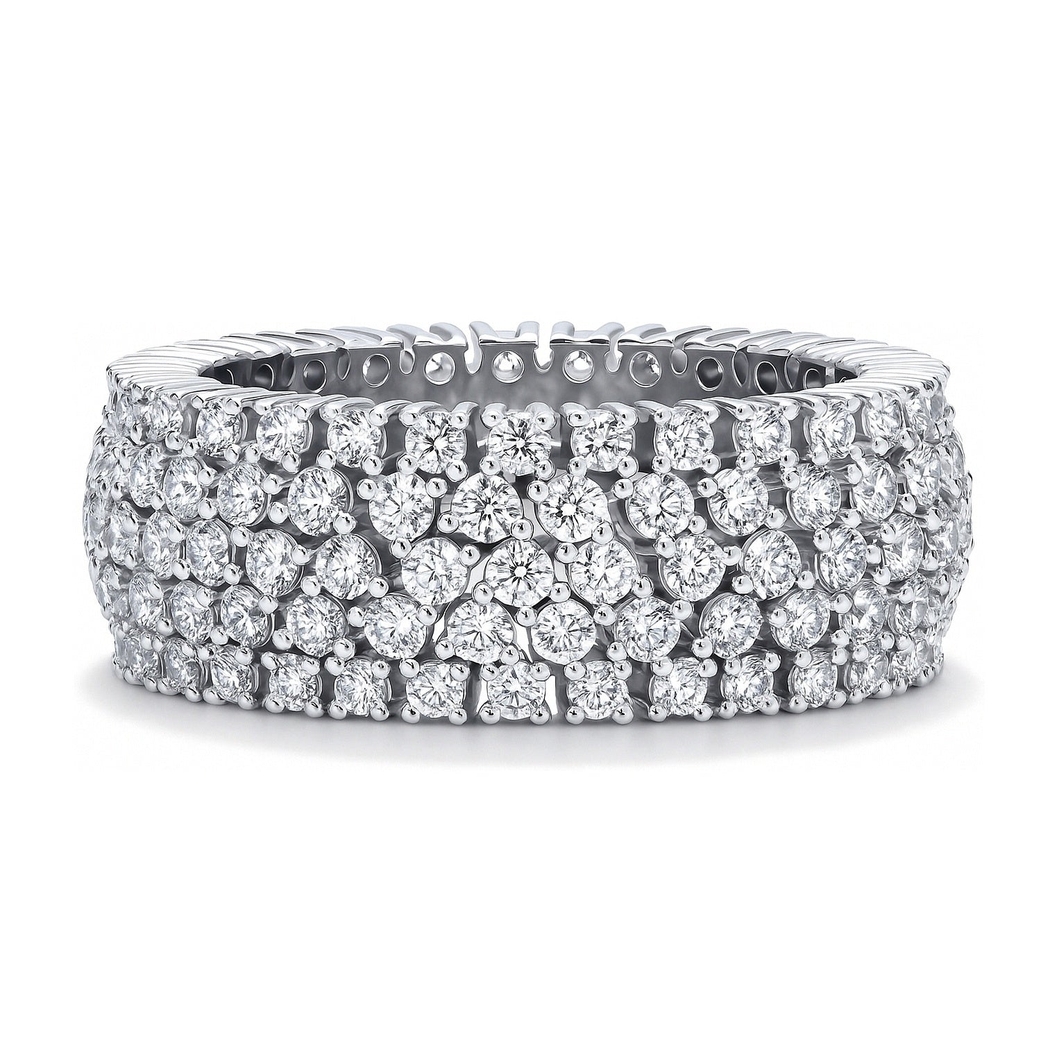CZ Eternity Ring in Sterling Silver, 1 of 11