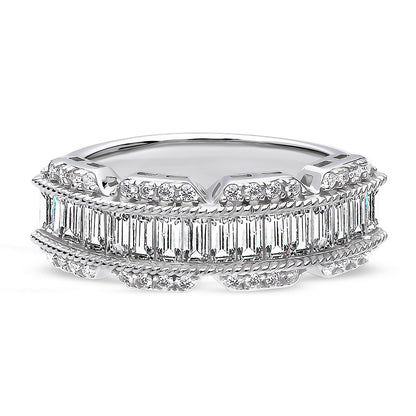 Art Deco CZ Band Ring in Sterling Silver