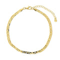 Mariner Chain Anklet Ankle Bracelet in Base Metal, Gold-Tone