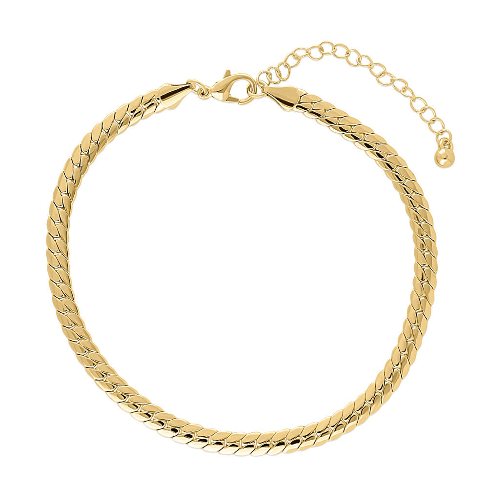 Wheat Chain Anklet Ankle Bracelet in Base Metal