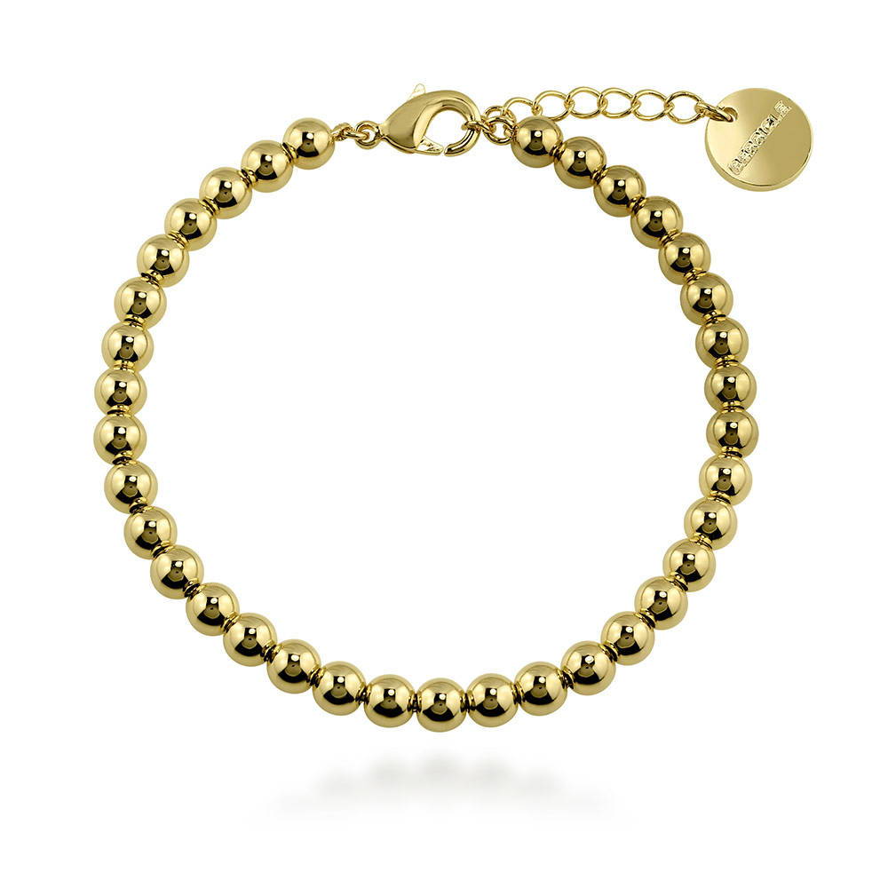 Bead Bracelet in Gold-Tone