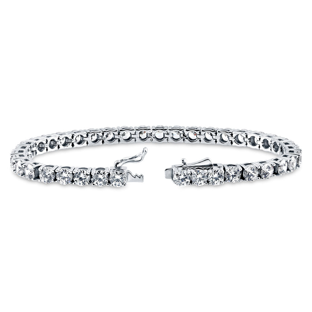 Front view of CZ Tennis Bracelet in Sterling Silver, 4 of 11
