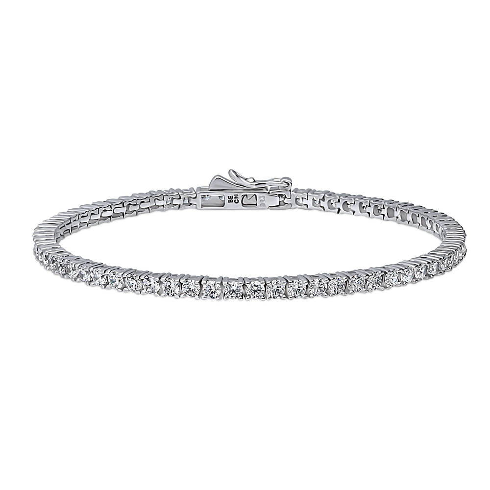 CZ Tennis Bracelet in Sterling Silver