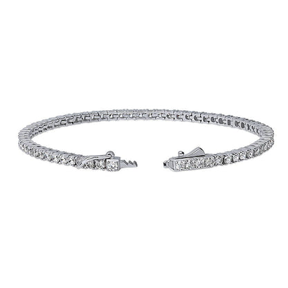 CZ Tennis Bracelet in Sterling Silver