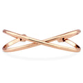 Criss Cross Infinity Cuff, Rose Gold-Tone