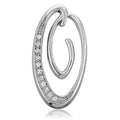 Initial Letter Pin in Silver-Tone, O