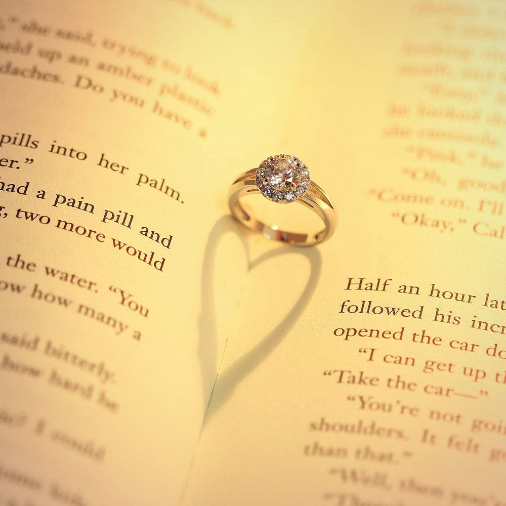 Image Contain: Halo Split Shank Ring