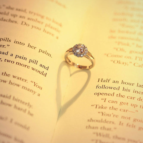 Image Contain: Halo Split Shank Ring