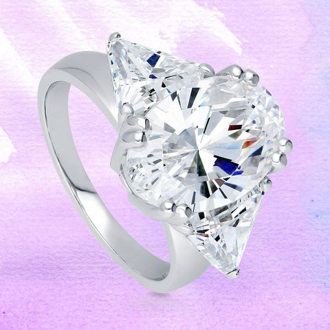 Image Contain: 3-Stone Ring