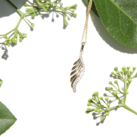 Image Contain: Angel Wings Pendant Necklace