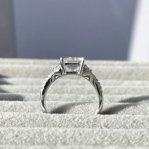 Image Contain: 3-Stone Split Shank Ring