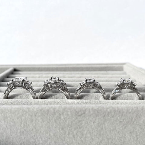 Image Contain: 3-Stone Ring, 3-Stone Split Shank Ring