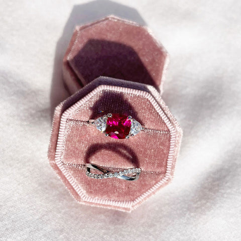 Image Contain: 3-Stone Ring, Infinity Ring