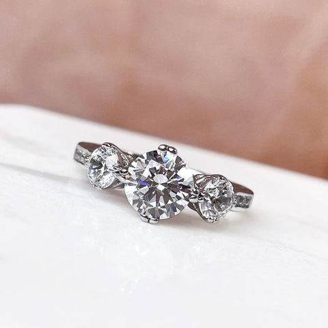 Image Contain: 3-Stone Ring