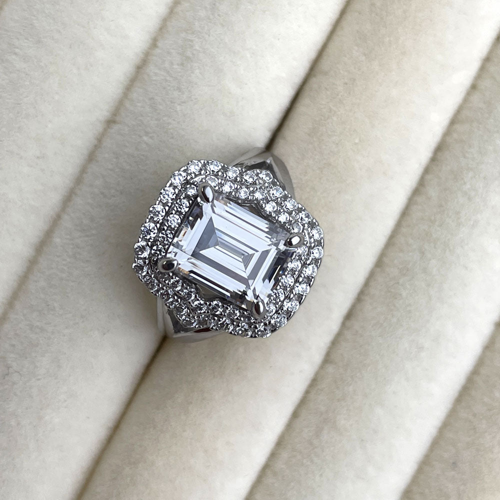 Image Contain: Halo Split Shank Ring