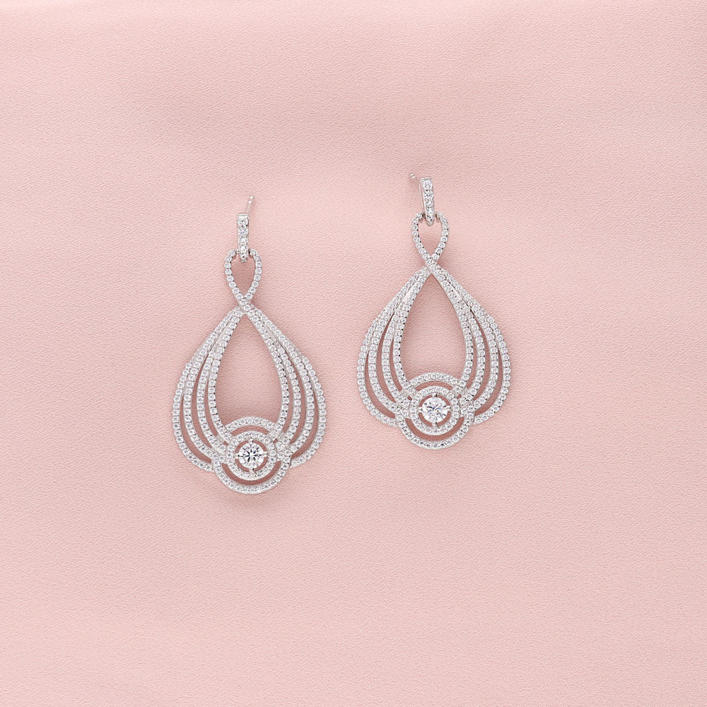 Image Contain: Woven Chandelier Earrings