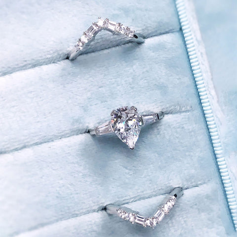 Image Contain: 3-Stone Ring, 7-Stone Curved Band