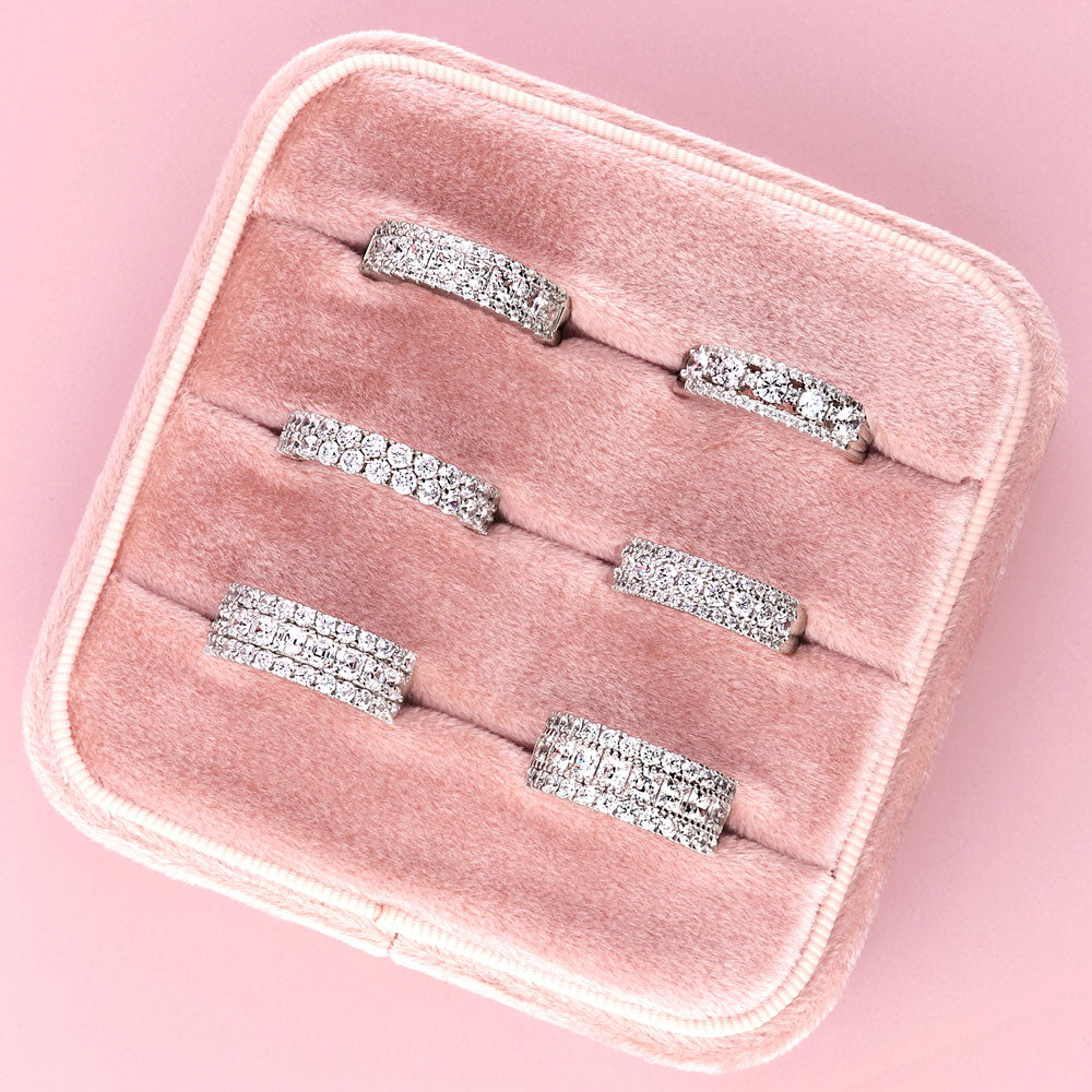 Image Contain: 5-Stone Half Eternity Ring, Eternity Ring, Half Eternity Ring