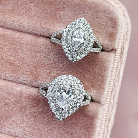 Image Contain: Halo Split Shank Ring