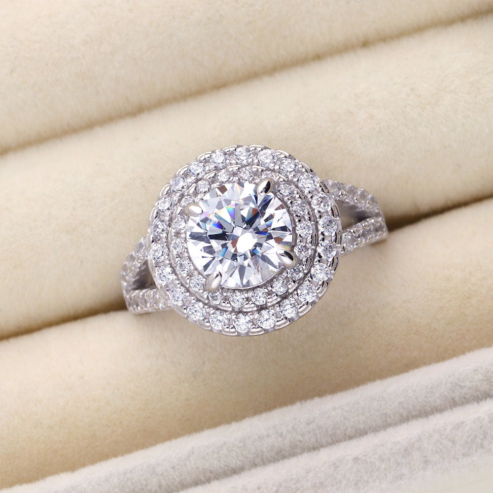 Image Contain: Halo Split Shank Ring