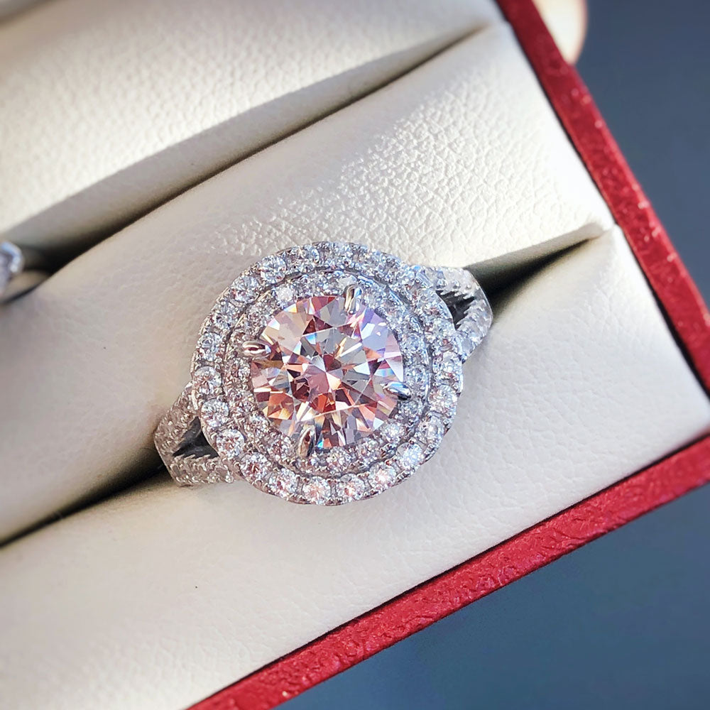 Image Contain: Halo Split Shank Ring