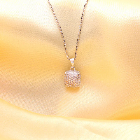 Image Contain: Square Pendant Necklace
