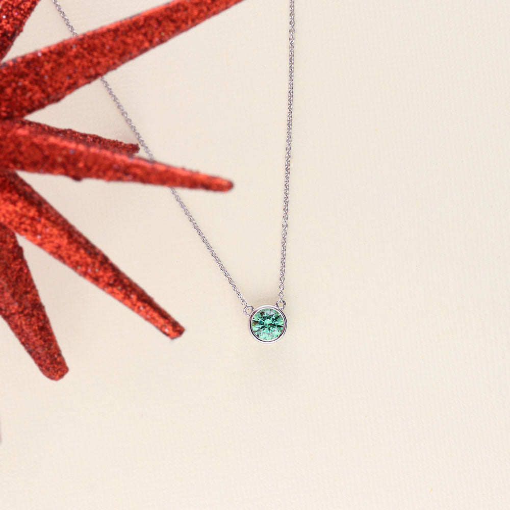 Image Contain: Solitaire Pendant Necklace