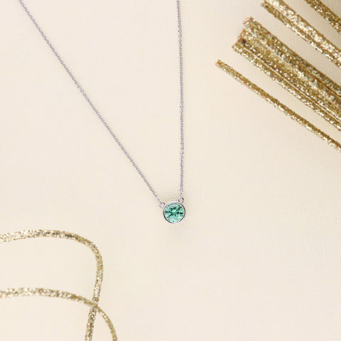 Image Contain: Solitaire Pendant Necklace