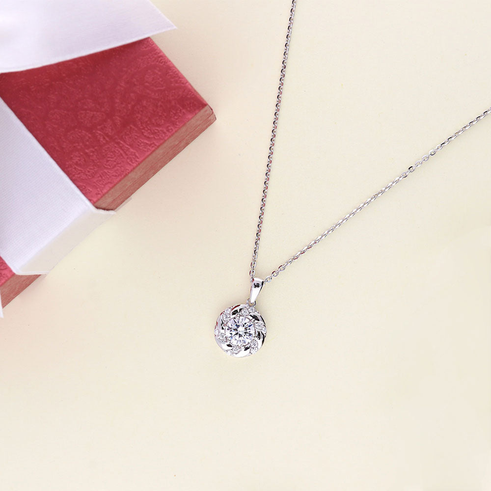 Image Contain: Wreath Pendant Necklace