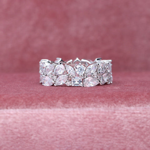 Image Contain: Cluster Eternity Ring