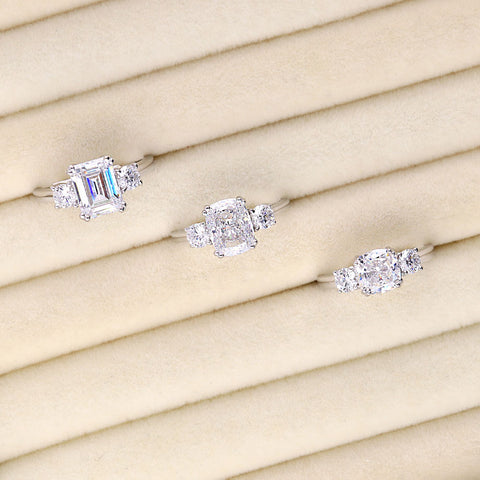 Image Contain: 3-Stone Ring