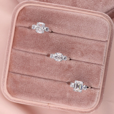 Image Contain: 3-Stone Ring