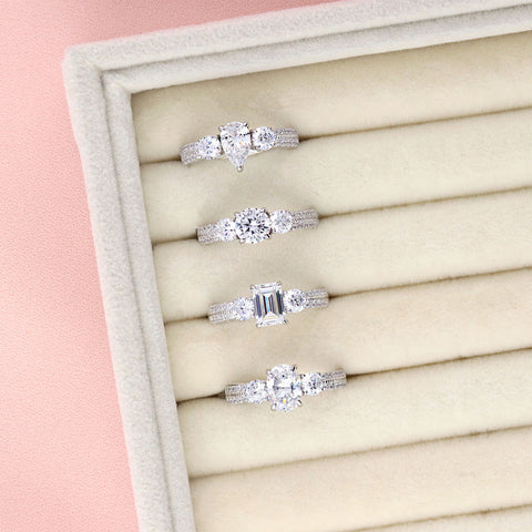 Image Contain: 3-Stone Ring