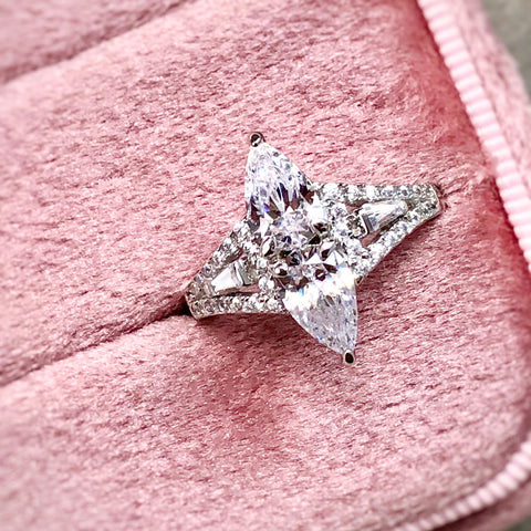 Image Contain: 2-Stone Ring