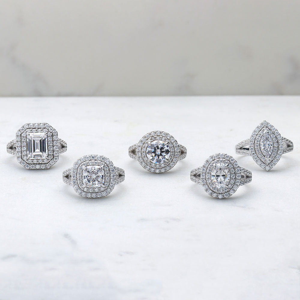 Image Contain: Halo Split Shank Ring