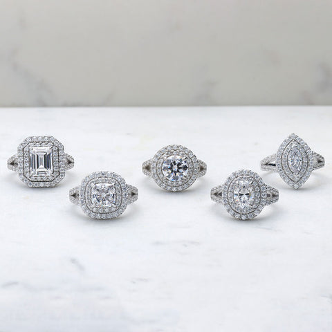 Image Contain: Halo Split Shank Ring
