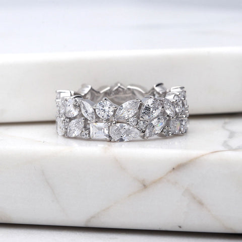 Image Contain: Cluster Eternity Ring