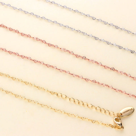 Image Contain: Heart Chain Necklace