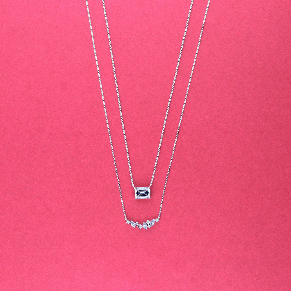 Image Contain: Cluster Pendant Necklace, Solitaire Pendant Necklace